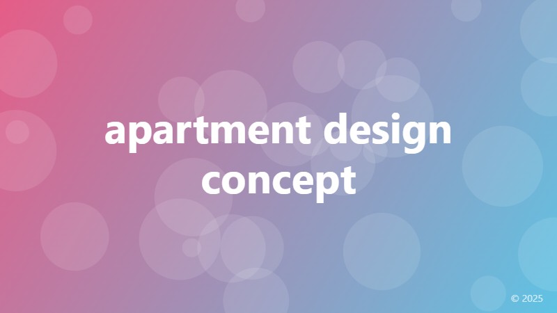 apartment design concept