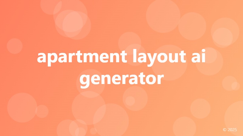apartment layout ai generator