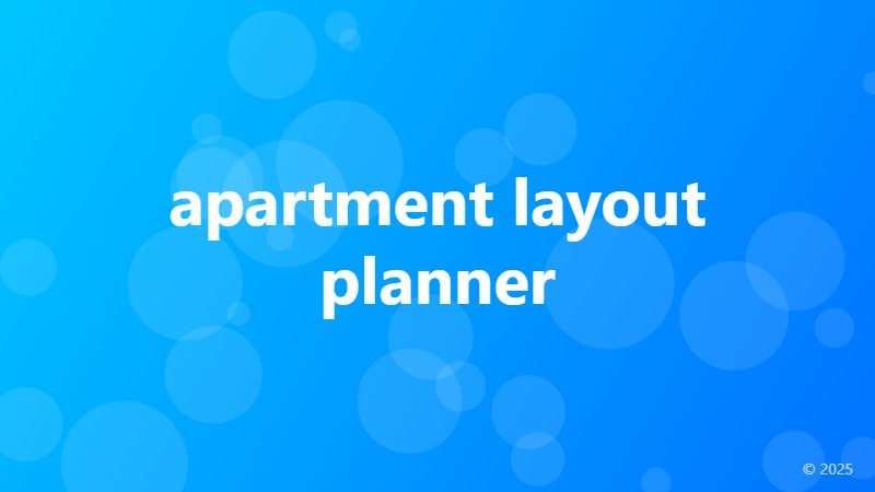 apartment layout planner