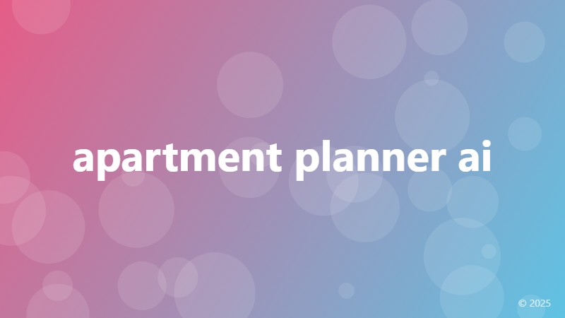 apartment planner ai