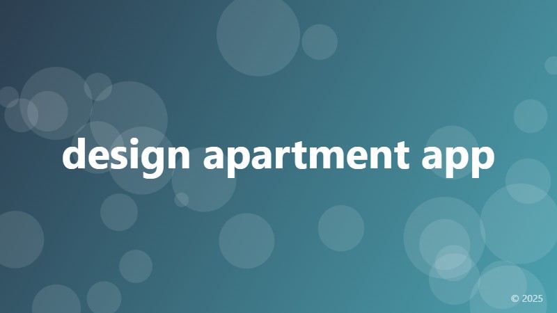 design apartment app