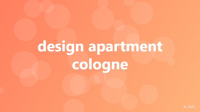 design apartment cologne