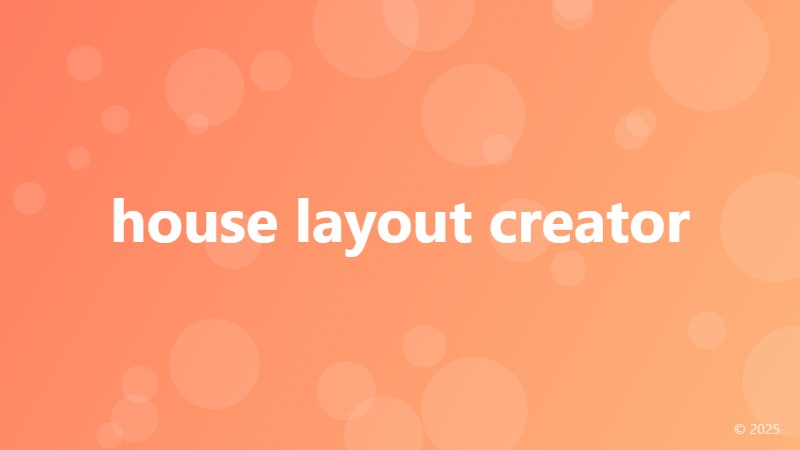 house layout creator