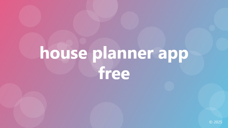 house planner app free